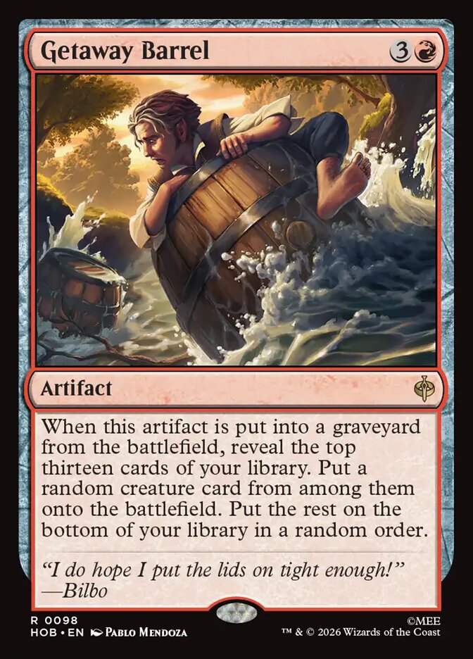 Getaway Barrel - The Hobbit