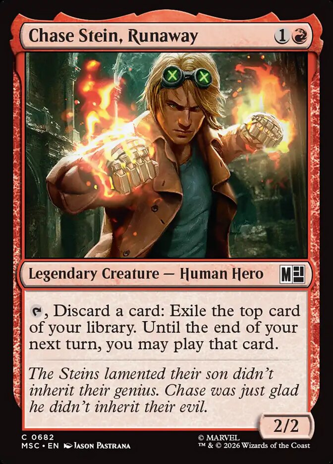 Chase Stein, Runaway - Marvel Super Heroes Commander