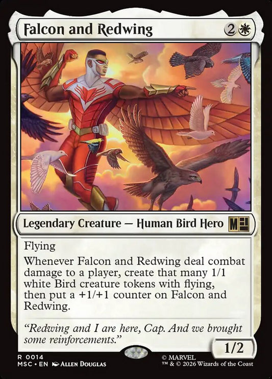 Falcon and Redwing - Marvel Super Heroes Commander