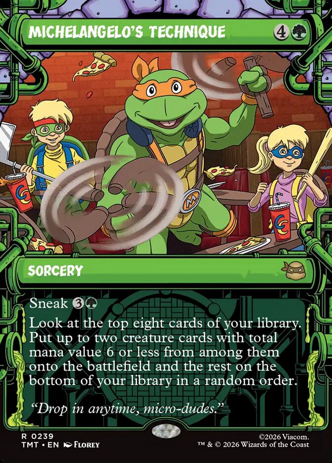 Michelangelo's Technique - Teenage Mutant Ninja Turtles