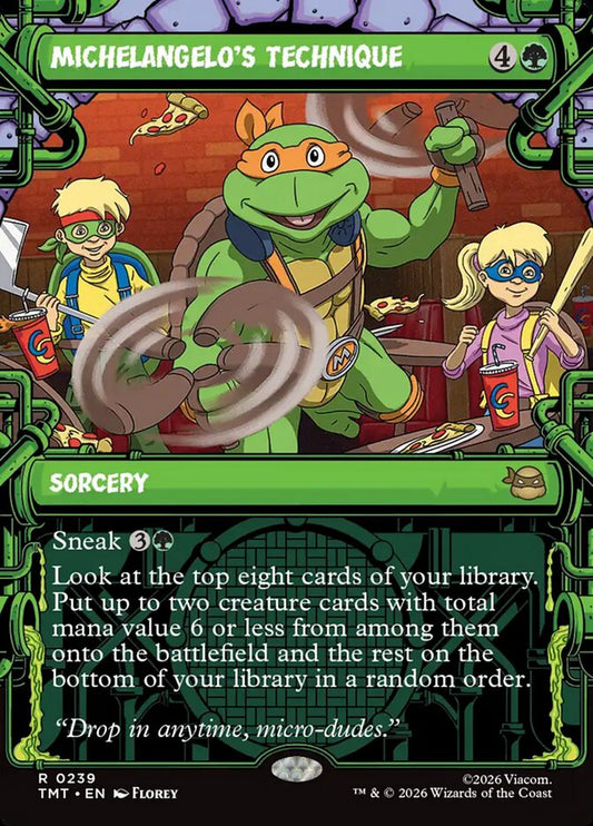 Michelangelo's Technique - Teenage Mutant Ninja Turtles