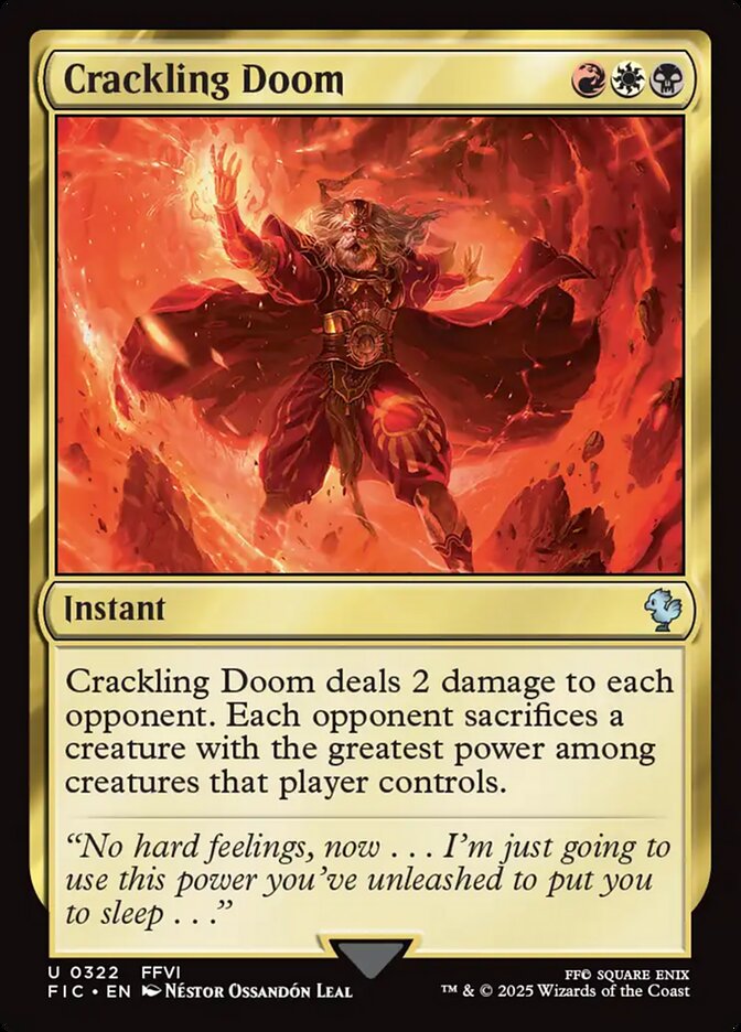 Crackling Doom - Final Fantasy Commander