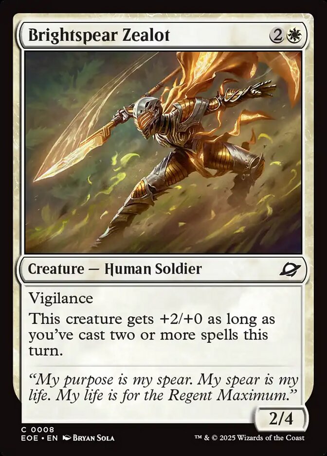 Brightspear Zealot - Edge of Eternities