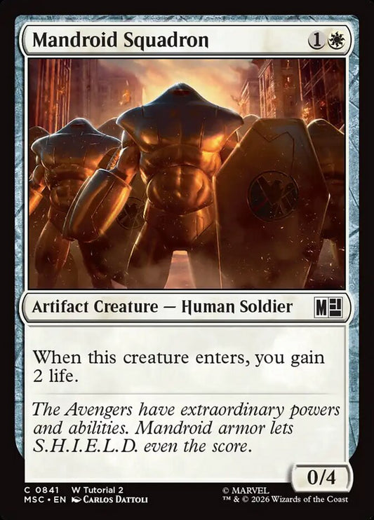Mandroid Squadron - Marvel Super Heroes Commander