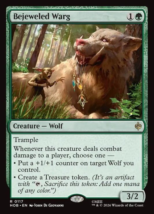 Bejeweled Warg - The Hobbit