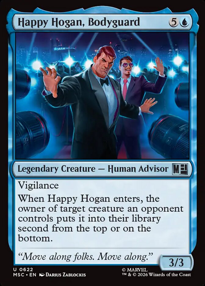 Happy Hogan, Bodyguard - Marvel Super Heroes Commander