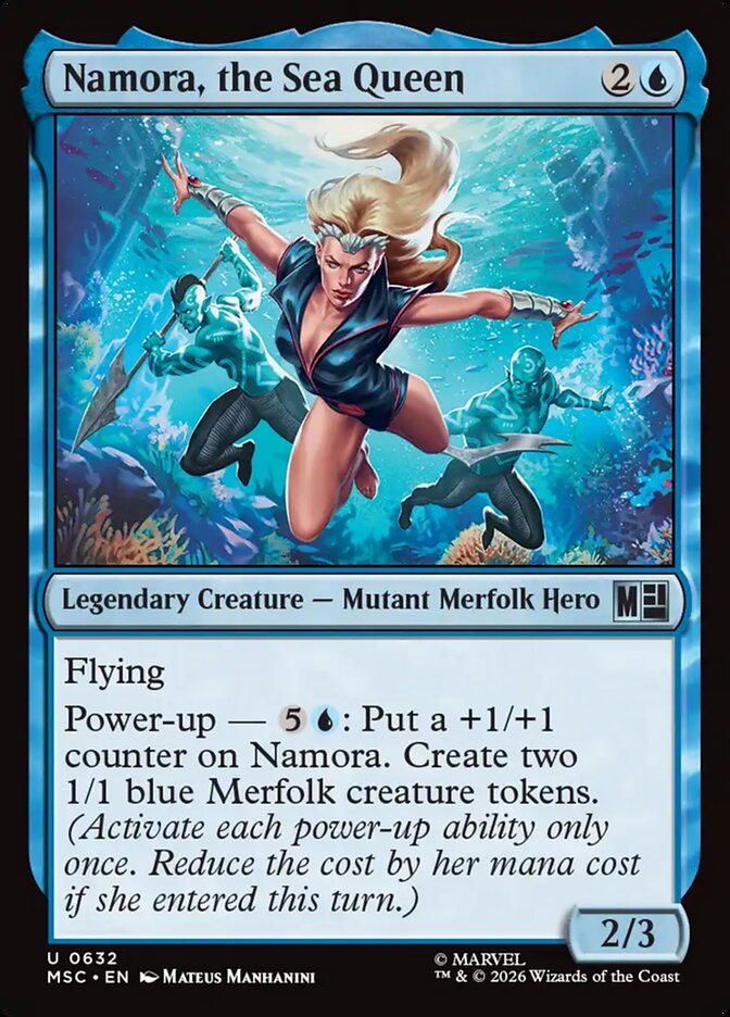 Namora, the Sea Queen - Marvel Super Heroes Commander