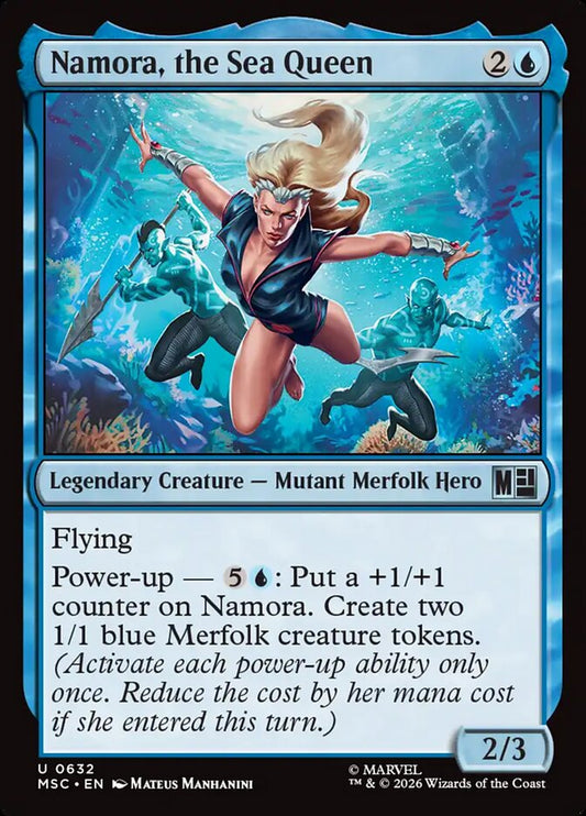 Namora, the Sea Queen - Marvel Super Heroes Commander