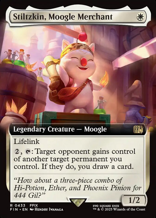 Stiltzkin, Moogle Merchant - Final Fantasy
