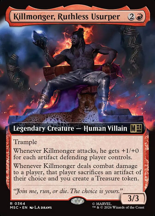 Killmonger, Ruthless Usurper - Marvel Super Heroes Commander