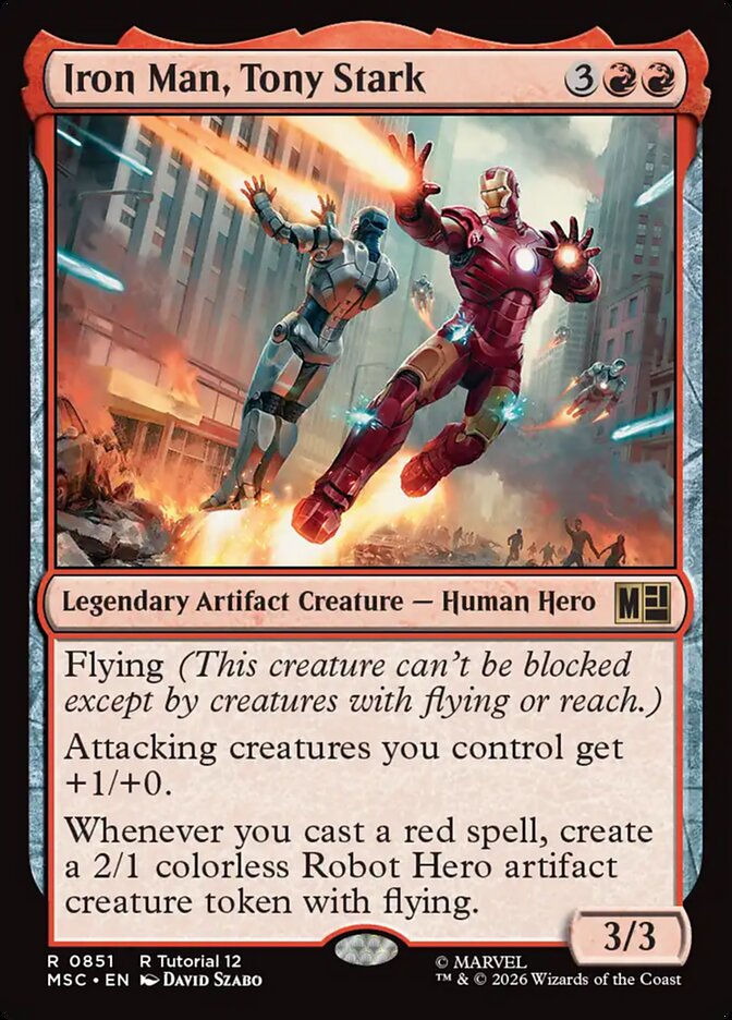 Iron Man, Tony Stark - Marvel Super Heroes Commander