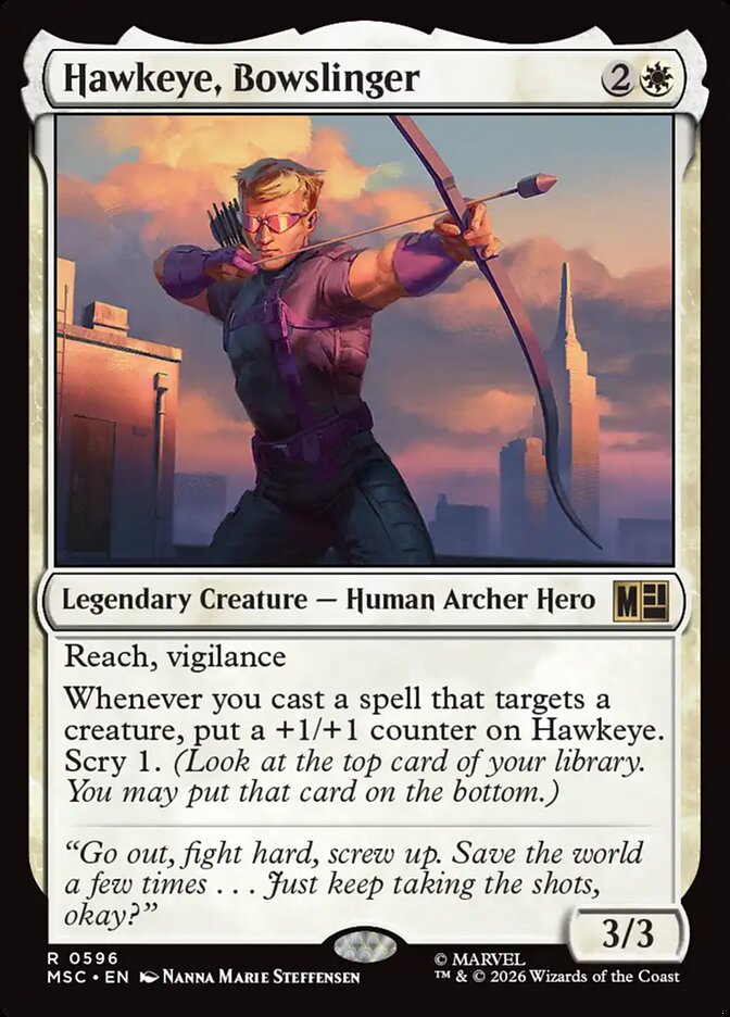 Hawkeye, Bowslinger - Marvel Super Heroes Commander