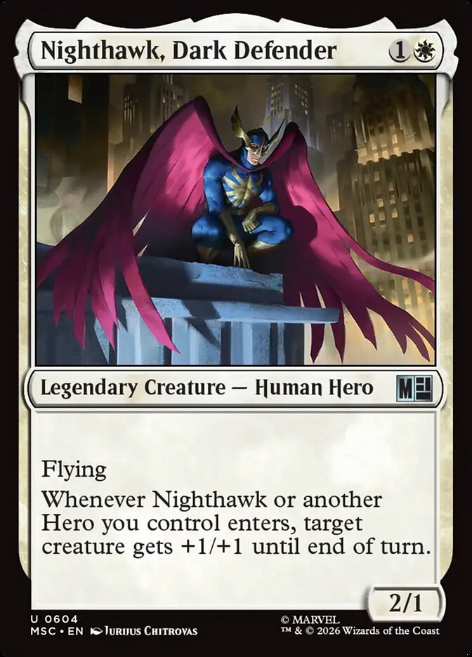 Nighthawk, Dark Defender - Marvel Super Heroes Commander