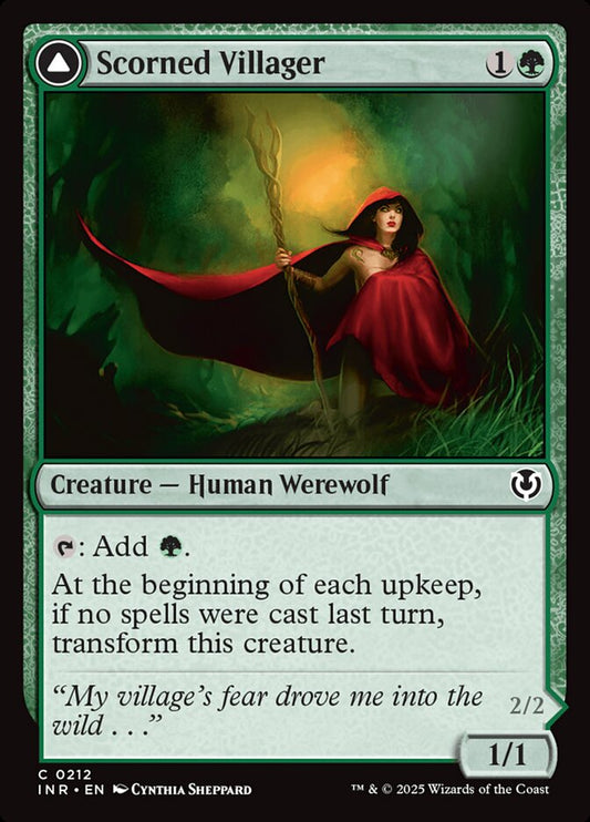 Scorned Villager // Moonscarred Werewolf - Innistrad Remastered