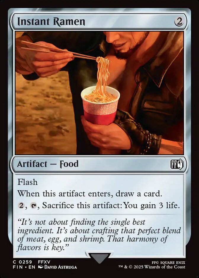 Instant Ramen - Final Fantasy