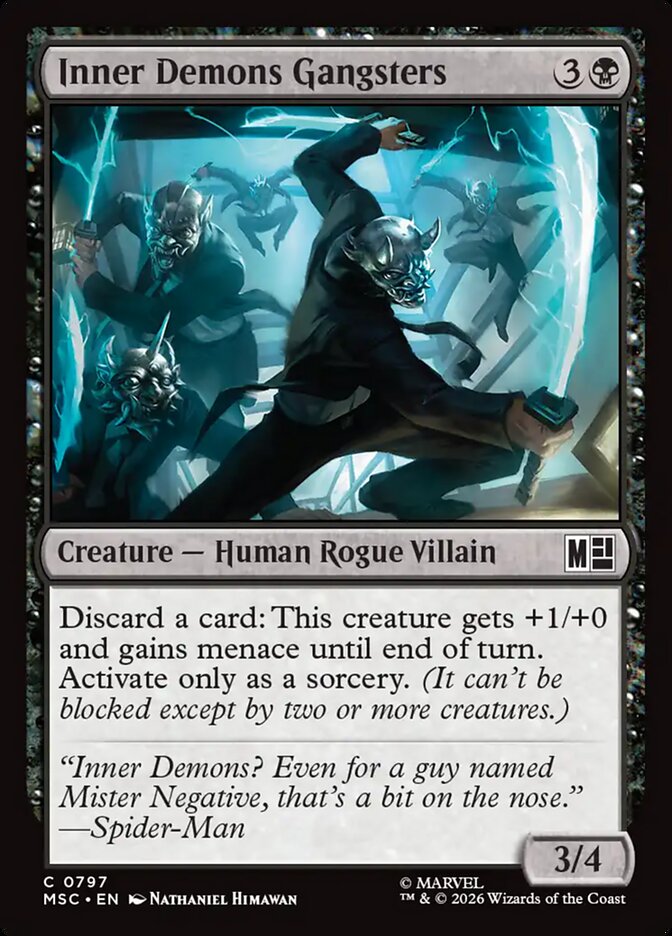 Inner Demons Gangsters - Marvel Super Heroes Commander