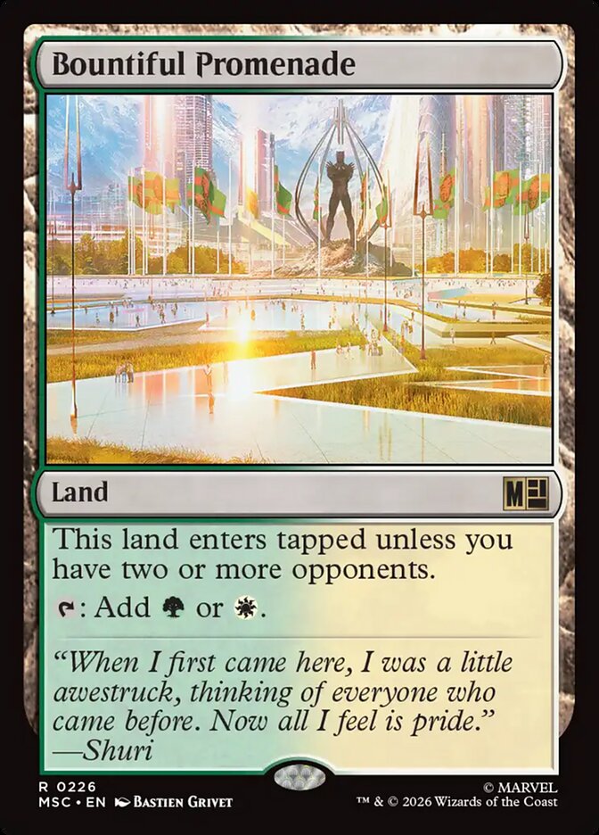 Bountiful Promenade - Marvel Super Heroes Commander