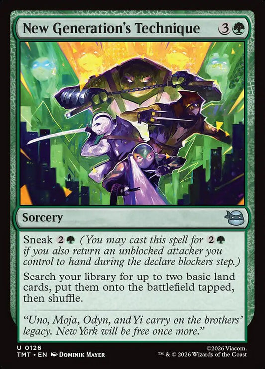 New Generation's Technique - Teenage Mutant Ninja Turtles