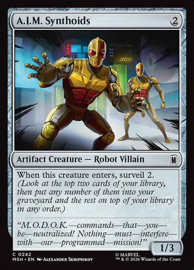 A.I.M. Synthoids - Marvel Super Heroes
