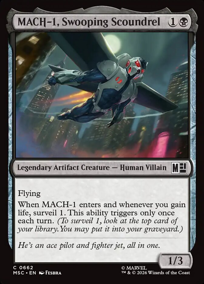 MACH-1, Swooping Scoundrel - Marvel Super Heroes Commander