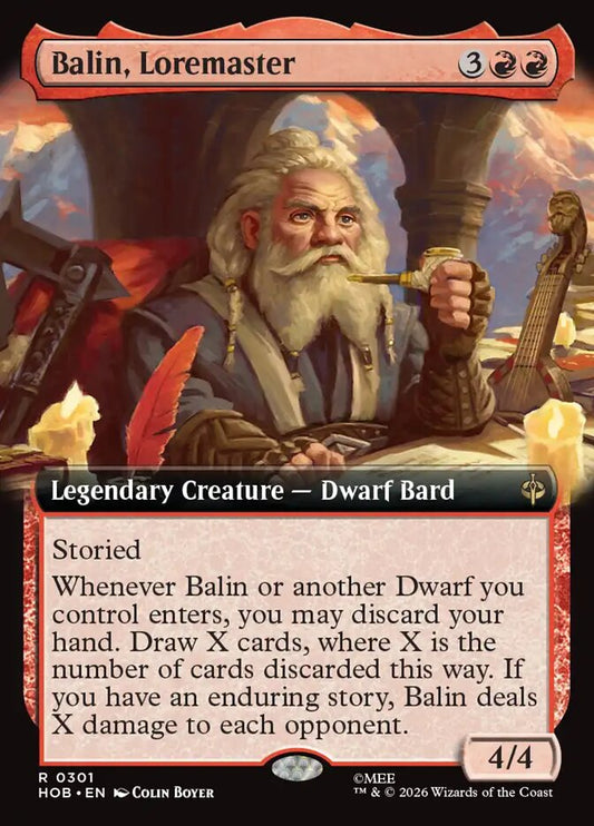 Balin, Loremaster - The Hobbit
