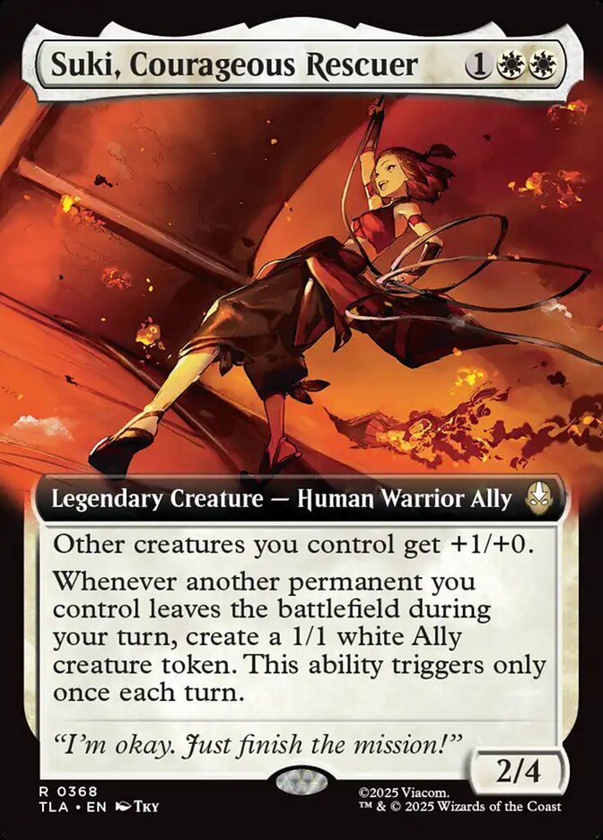 Suki, Courageous Rescuer - Avatar: The Last Airbender