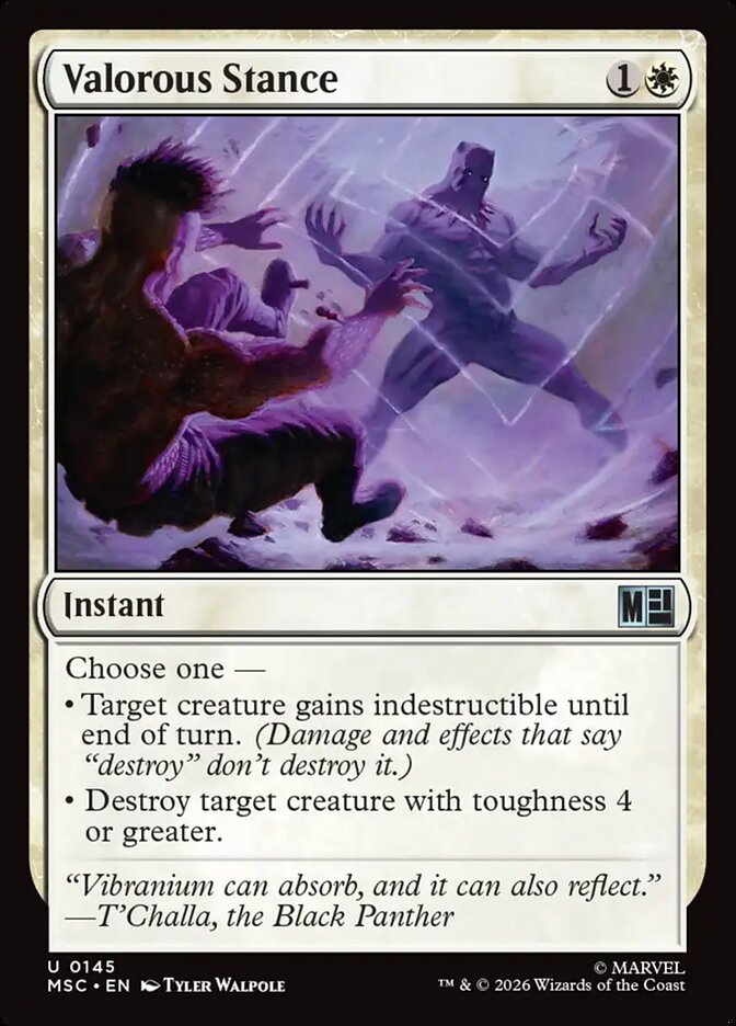 Valorous Stance - Marvel Super Heroes Commander