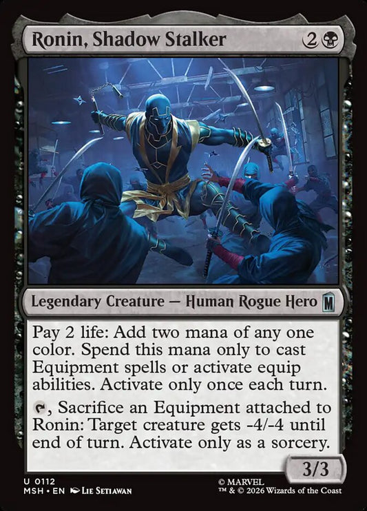 Ronin, Shadow Stalker - Marvel Super Heroes