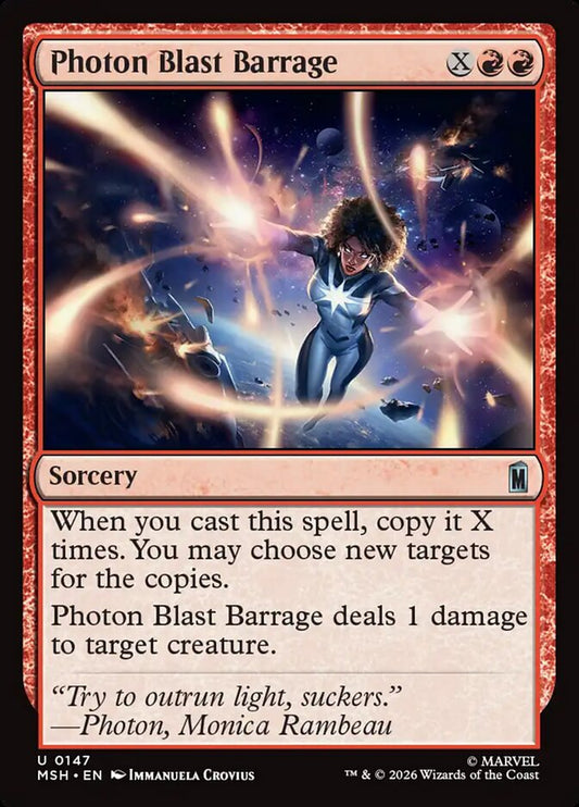 Photon Blast Barrage - Marvel Super Heroes