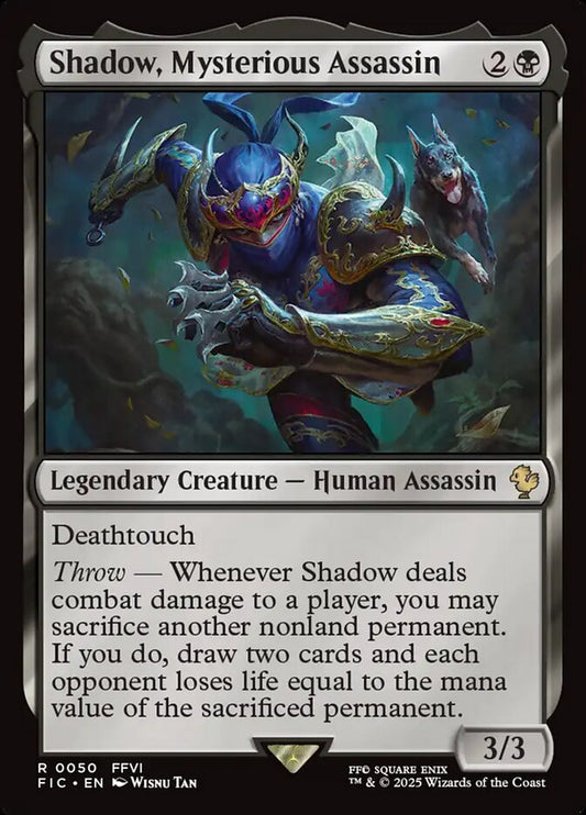 Shadow, Mysterious Assassin - Final Fantasy Commander