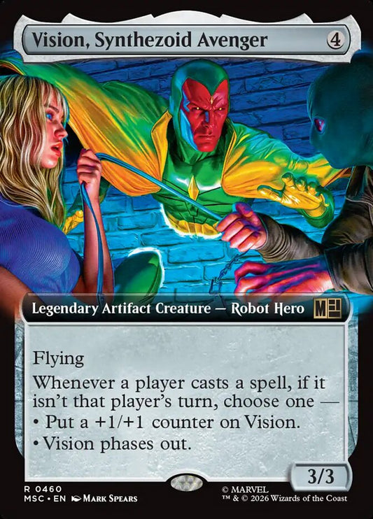 Vision, Synthezoid Avenger - Marvel Super Heroes Commander