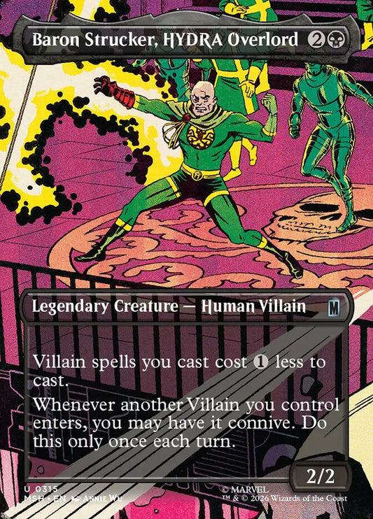 Baron Strucker, HYDRA Overlord - Marvel Super Heroes