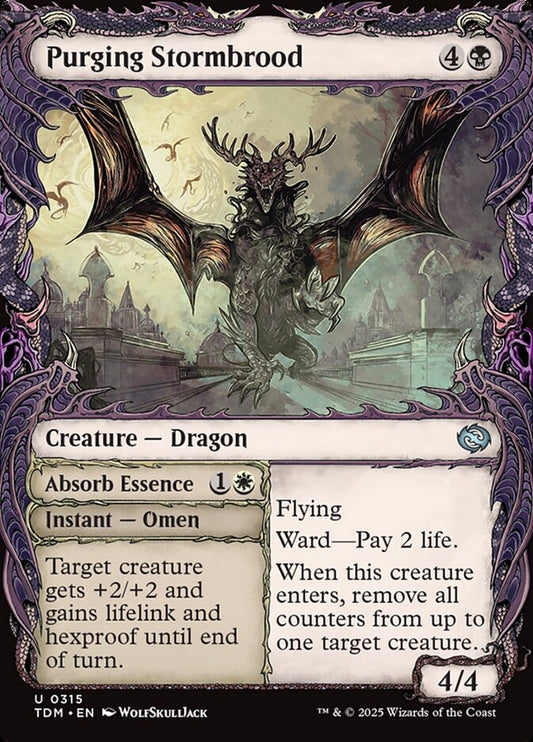 Purging Stormbrood // Absorb Essence - Tarkir: Dragonstorm