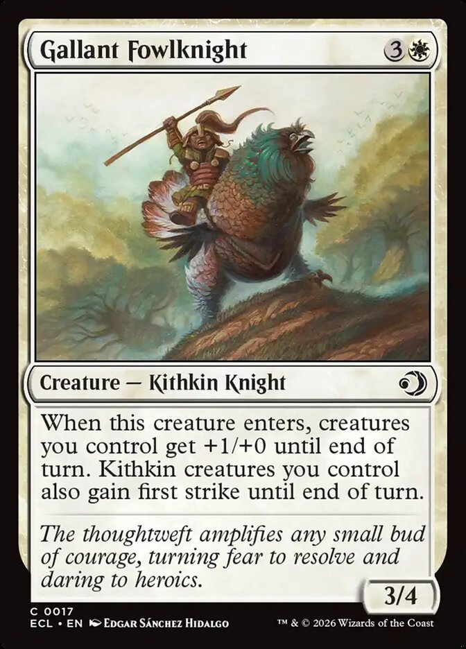 Gallant Fowlknight - Lorwyn Eclipsed