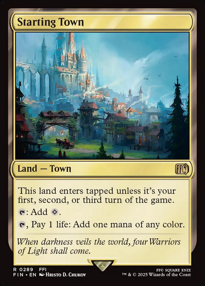 Starting Town - Final Fantasy