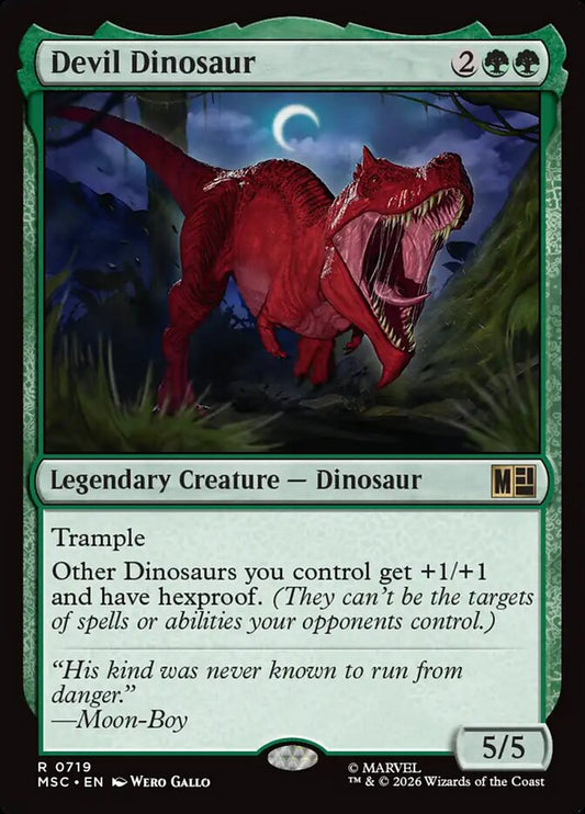 Devil Dinosaur - Marvel Super Heroes Commander