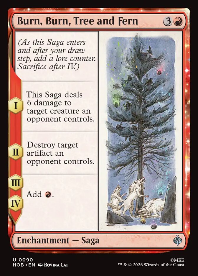 Burn, Burn, Tree and Fern - The Hobbit