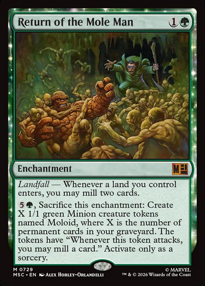 Return of the Mole Man - Marvel Super Heroes Commander
